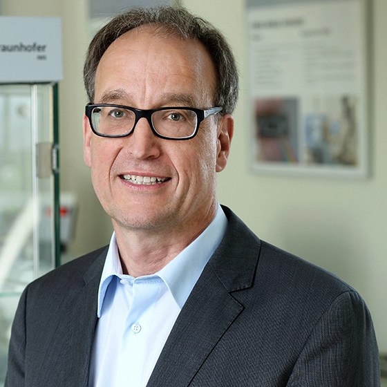 A portrait of the director of Fraunhofer IMS Anton Grabmaier