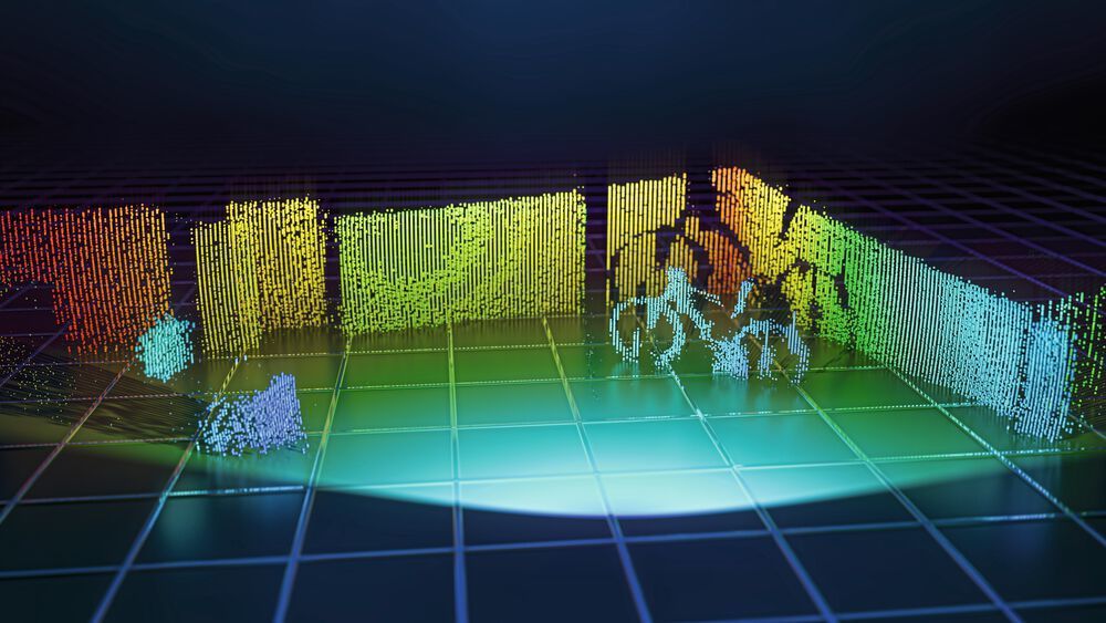 Aufnahme einer 3D-Szene mithilfe des Scanning LiDAR Systems 
