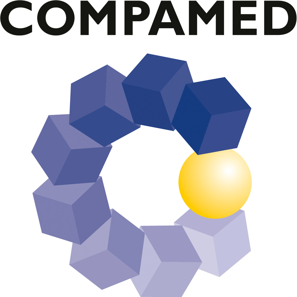 Eine Abbildung des Logos der Messe COMPAMED