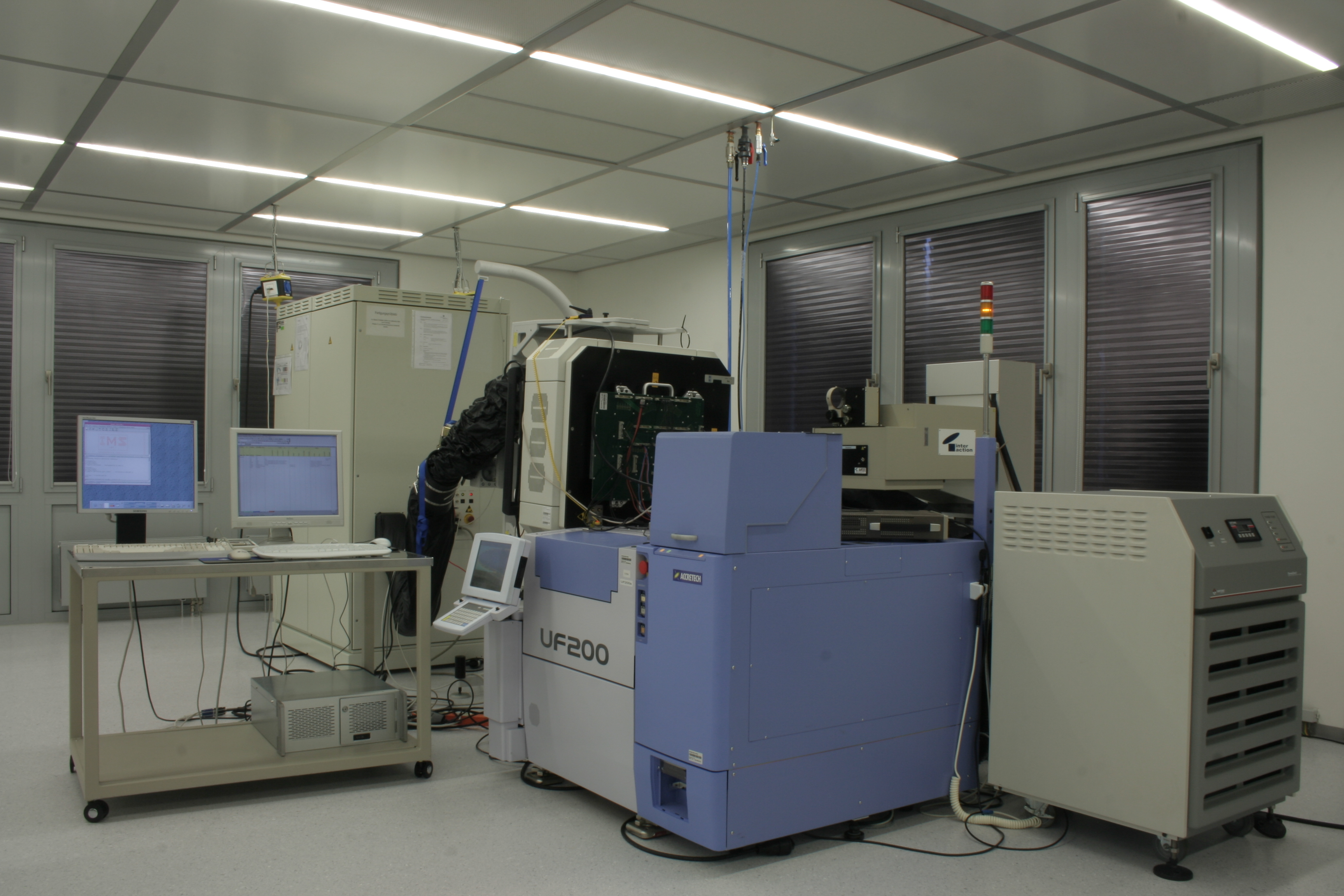 System for automatic wafer test at Fraunhofer IMS