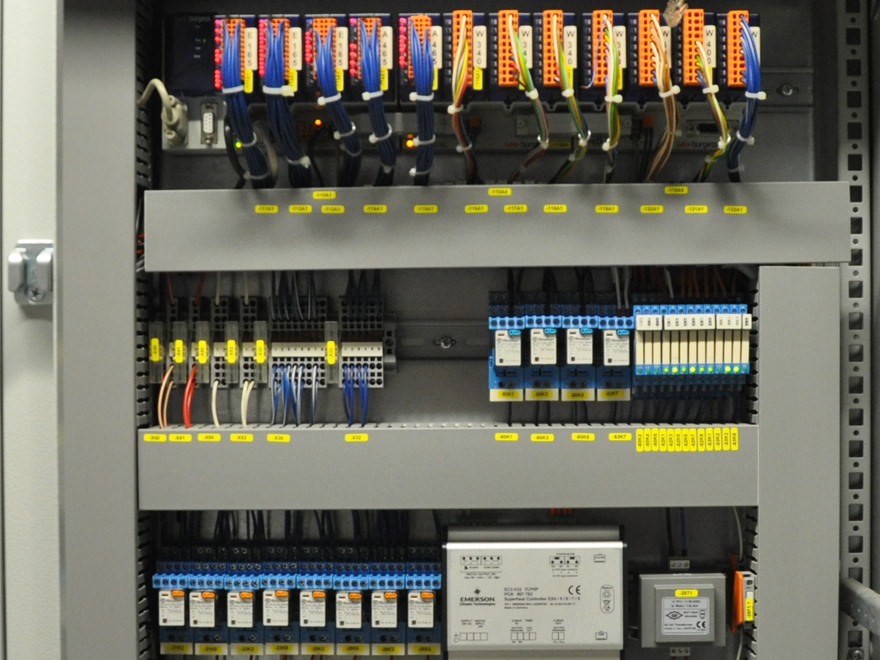 Picture of an open control box